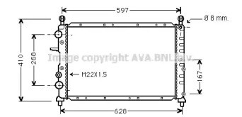 Теплообменник AVA QUALITY COOLING LC2073