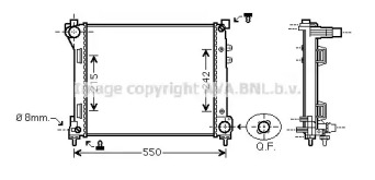 Теплообменник AVA QUALITY COOLING LC2098