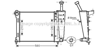 Теплообменник AVA QUALITY COOLING LC2099