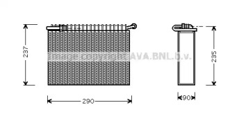 Испаритель AVA QUALITY COOLING LCV006