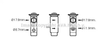 Клапан AVA QUALITY COOLING MC1017