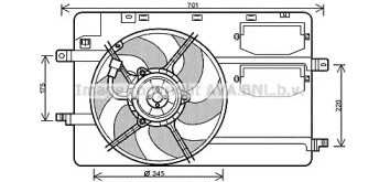 Вентилятор AVA QUALITY COOLING MC7506