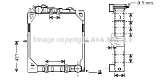 Теплообменник AVA QUALITY COOLING ME2108