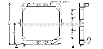 Теплообменник AVA QUALITY COOLING ME2159