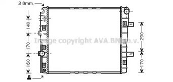 Теплообменник AVA QUALITY COOLING ME2184