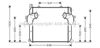 Теплообменник AVA QUALITY COOLING ME4223