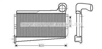 Теплообменник AVA QUALITY COOLING ME4225