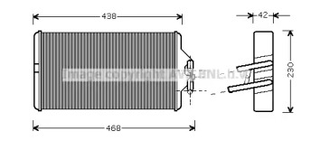 Теплообменник AVA QUALITY COOLING ME6187