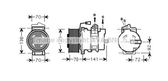 Компрессор AVA QUALITY COOLING MEAK250