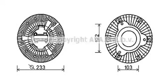 Сцепление AVA QUALITY COOLING MEC252