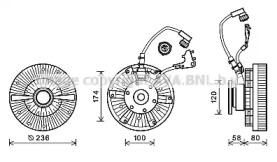 Сцепление AVA QUALITY COOLING MEC260