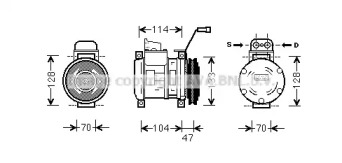 Компрессор AVA QUALITY COOLING MEK189