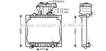 Теплообменник AVA QUALITY COOLING MN2043