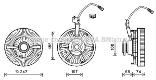 Сцепление AVA QUALITY COOLING MNC070