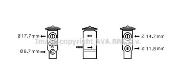 Клапан AVA QUALITY COOLING MS1111