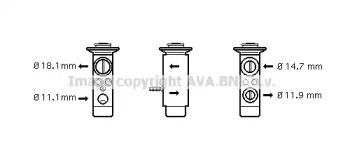 Клапан AVA QUALITY COOLING MS1112