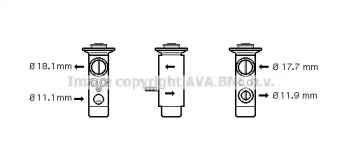 Клапан AVA QUALITY COOLING MS1124