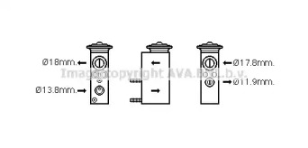 Клапан AVA QUALITY COOLING MS1599