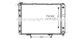 Теплообменник AVA QUALITY COOLING MS2154