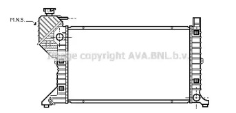 Теплообменник AVA QUALITY COOLING MS2183