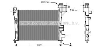 Теплообменник AVA QUALITY COOLING MS2247