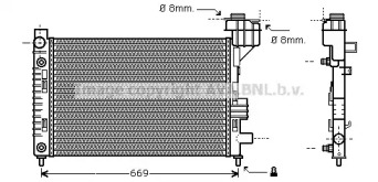 Теплообменник AVA QUALITY COOLING MS2248