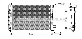 Теплообменник AVA QUALITY COOLING MS2282