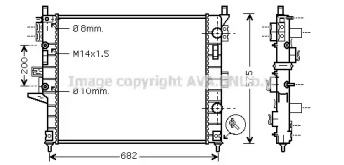 Теплообменник AVA QUALITY COOLING MS2331