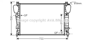 Теплообменник AVA QUALITY COOLING MS2334