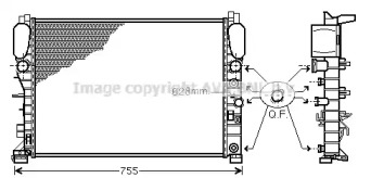 Теплообменник AVA QUALITY COOLING MS2342