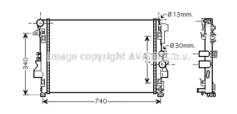 Теплообменник AVA QUALITY COOLING MS2356