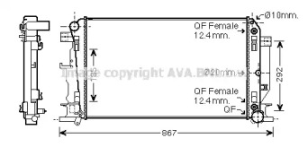 Теплообменник AVA QUALITY COOLING MS2403