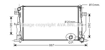 Теплообменник AVA QUALITY COOLING MS2444