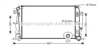 Теплообменник AVA QUALITY COOLING MS2446