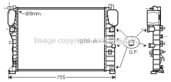 Теплообменник AVA QUALITY COOLING MS2449