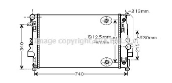 Теплообменник AVA QUALITY COOLING MS2460