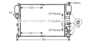 Теплообменник AVA QUALITY COOLING MS2492