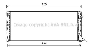 Теплообменник AVA QUALITY COOLING MS2538