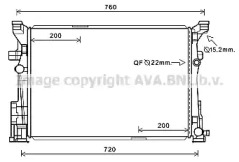 Теплообменник AVA QUALITY COOLING MS2652