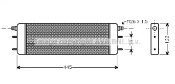 Теплообменник AVA QUALITY COOLING MS3139