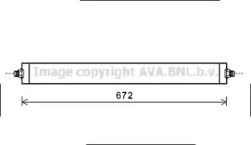 Масляный радиатор, автоматическая коробка передач AVA QUALITY COOLING MS3531