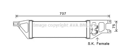 Теплообменник AVA QUALITY COOLING MS3539