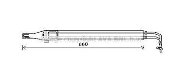 Масляный радиатор, рулевое управление AVA QUALITY COOLING MS3684