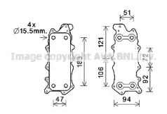 Теплообменник AVA QUALITY COOLING MS3685