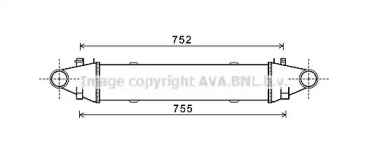 Интеркулер AVA QUALITY COOLING MS4525