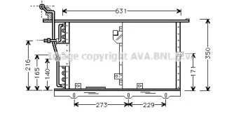 Конденсатор AVA QUALITY COOLING MS5201