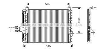 Конденсатор AVA QUALITY COOLING MS5206