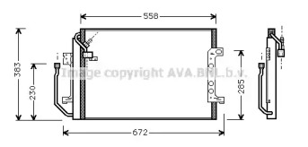 Конденсатор AVA QUALITY COOLING MS5257