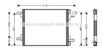 Конденсатор AVA QUALITY COOLING MS5270