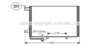 Конденсатор AVA QUALITY COOLING MS5386